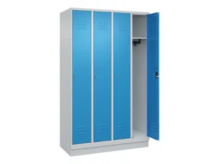 locker,HxBxD 1950x1200x500mm,4vak,vak B 300mm,cil.-slot,sokkel - 2