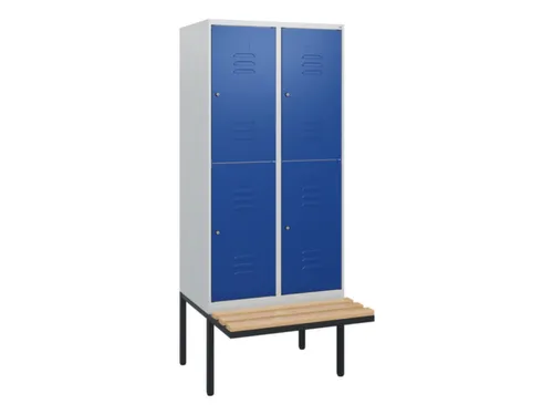 Dubbeldekse dekenkist,HxBxD 1950x800x815mm,2x2vak.,vak B 400mm