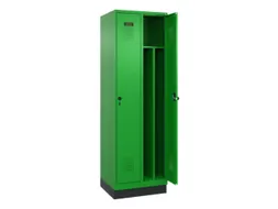 locker voor scheiding van kleding,HxBxD 1950x600x500mm,2vak