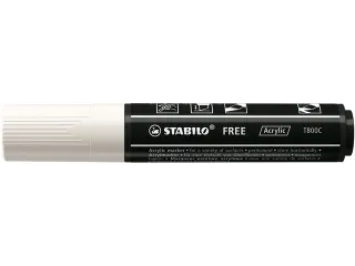 Acrylmarker STABILO Free Acrylic T800C wit 2-10mm - 3