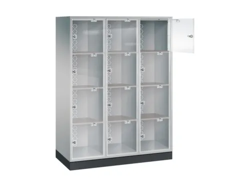 grootvolume-lockersysteem,HxBxD 1750x1220x500mm,3x4vakken,cil.-slot