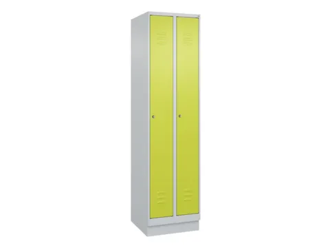 locker,HxBxD 1950x500x500mm,2vak,vak B 250mm,cil.-slot,sokkel