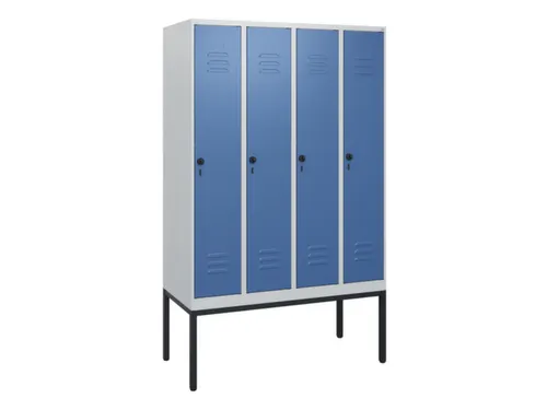 locker,HxBxD 1950x1200x500mm,4vak,vak B 300mm,draaigrendel