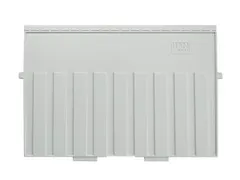 Scheidingsplaat kaartenbak Han A4 dwars lichtgrijs