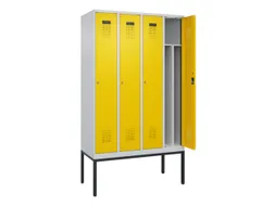 locker voor scheiding van kleding,HxBxD 2120x1200x500mm,4vak