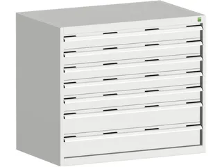 ladekast,HxBxD 900x1050x750mm,7lade(n),lade voor normale belastingen - 1