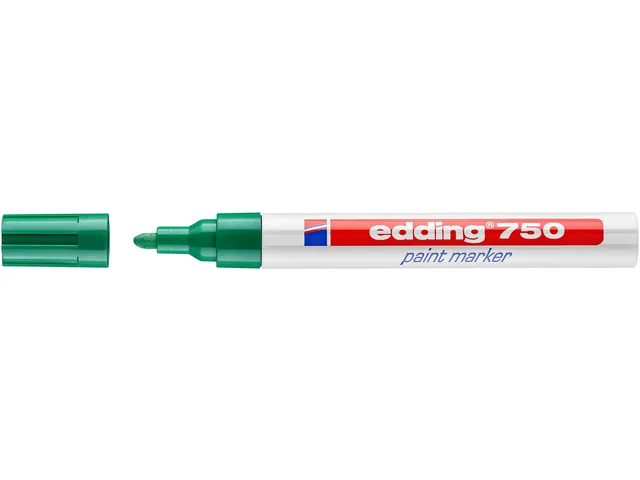 Viltstift edding 750 lakmarker rond groen 2-4mm