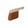 Handstoffer cocos hout ongelakt 30cm