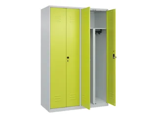 PBM-locker,HxBxD 1850x1200x500mm,4vak,vak B 300mm,draaigrendel - 2