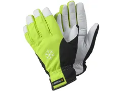 Tegera 293 mechanische handschoenen, geel/zwart/wit, maat 9, per 6 paa