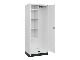schoonmaakkast HxBxD 1950x800x500mm links 4vakken - 1