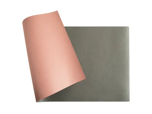 Onderlegger PU 40x80cm nude/grijs