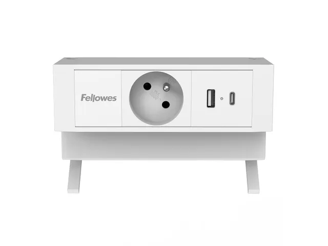 contactdoos Power Desk wit voor België