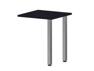 aanbouwtafel,i.h.v.,HxBxD 720-840x600x600mm,CC-zwart - 1