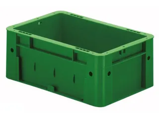 Euronorm Stapelkrat 120x300x200mm 4.1l Wanden/Bodem Gesloten Groen - 1
