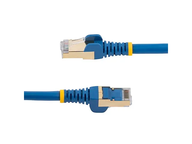 1m CAT6a Ethernet kabel blauw STP