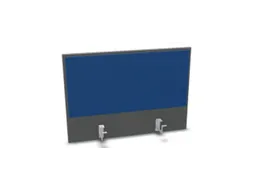 opzetpaneel bureau aanbouw achter MS-donkergrijs BN6016-blauw 800mm
