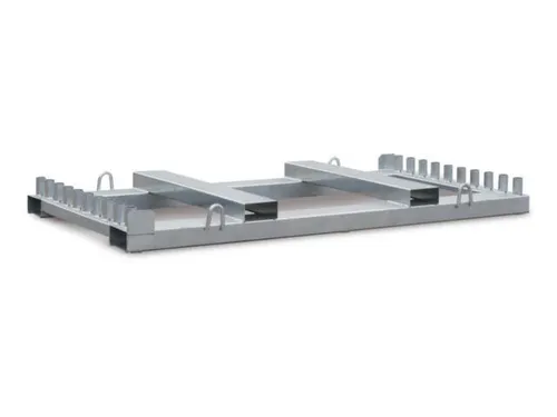 magazijn-/transporttraverse,v. afzethek,HxB 180x1150mm,v. 20hekken
