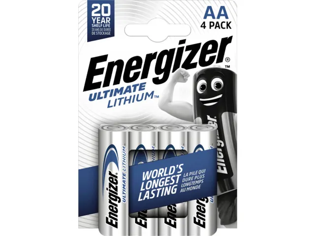 Batterij Energizer Ultimate Lithium 4xAA
