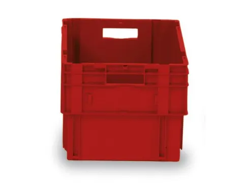 Euronorm Draaistapelbak Pp Hxlxb 320X600X400Mm 60L Rood