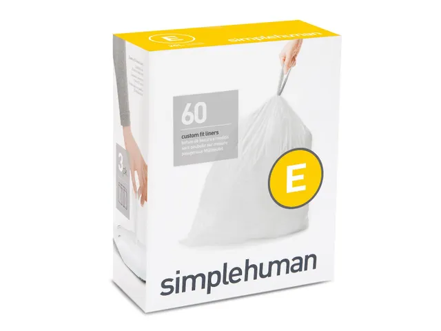 Simplehuman afvalzak code E 20 liter 60 stuks