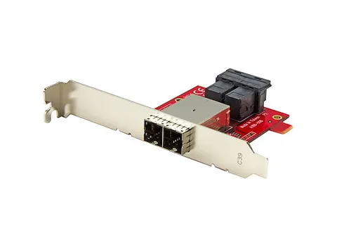 Mini-SAS adapter - dual SFF-8643 naar SFF-8644