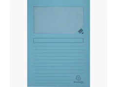 Venstermap Exacompta Forever L-map 120gr karton Lichtblauw