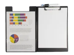 Klemmap Seco A4+ m klep zwart