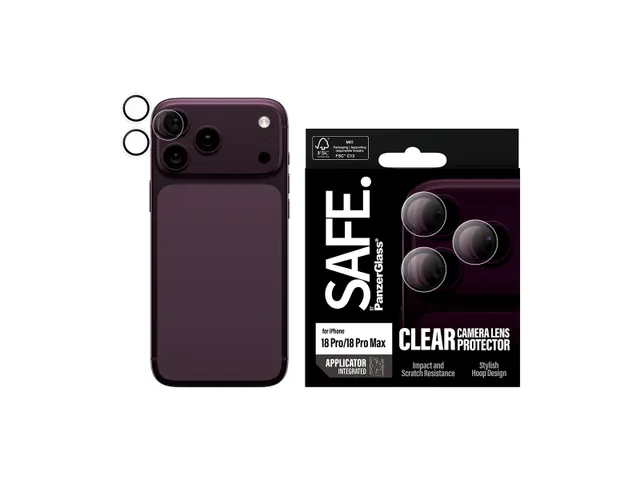 PanzerGlass SAFE. by Camera Lens Protector Transparent iPhone 18 Pr