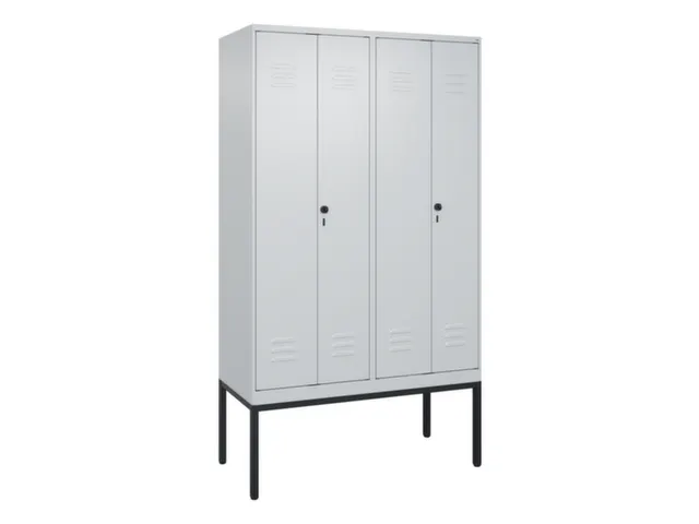 PBM-locker,HxBxD 2120x1200x500mm,4vak,vak B 300mm,draaigrendel
