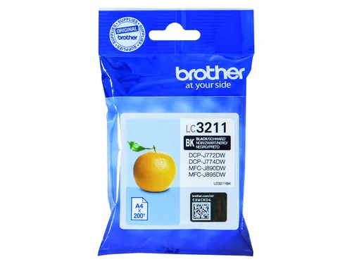 Inktcartridge Brother LC-3211 zwart