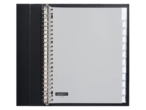 Tabbladen Quantore A4 23-Gaats 12-Delig+Venster Extra Breed Pp