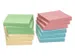 Notitieblok 75x75mm Assorti Recycled Doos A 12 Blok
