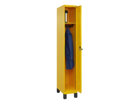 locker,HxBxD 1950x300x500mm,1vak,vak B 300mm,draaigrendel,voeten