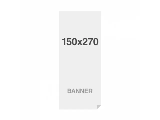 Print voor Banner 150x270cm Symbio 510g/m² PVC Mat Oppervlak