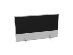 opzetpaneel bureau aanbouw achter MP-lichtgrijs BN8033-zwart 1000mm
