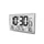Digitale wandklok Technoline WS 8113 373x228x30mm zwart met 1 buitense