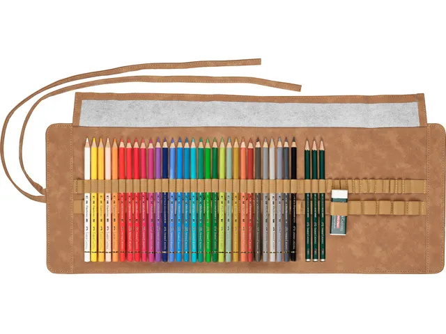 Roletui Faber Castell Polychromos potloden 30 stuks
