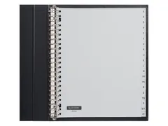 Tabbladen Quantore A4 23-gaats 20-delig met A-Z breed grijs PP