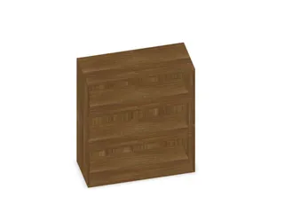 kantoorstelling,HxBxD 1150x1000x430mm,2xhouten vloer,decor romp noten - 2