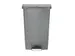 Slim Jim Step On conteneur Front Step synthétique 68 ltr gris, Rubber