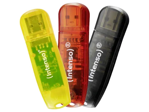 Raimbow Line Usb Stick 32Gb 3502483 28MB/s USB 2.0 geel, rood, zwart