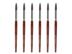 Penseel Kangaro Serie 120 rond Nr. 22 geitenhaar doos 6 stuks