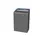 Configure Recyclingstation Plastic BE NL 125 Liter Antraciet Blauw