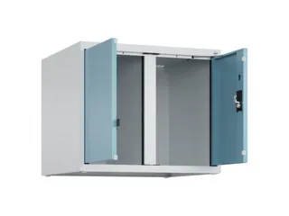 opzetkast,v. locker voor scheiding van kleding,2vak.,vak B 300mm - 1