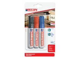 Viltstift edding 500 schuin assorti 2-7mm blister à 3st