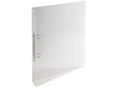 ringmap Crystal, ft A4 maxi, 2 ringen van 3 cm transparant