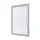 Vergrendelbaar notitiebord Outdoor Slim 4xA4 Zilver