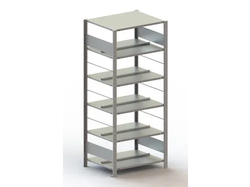 Inhaakstelling Basisveld Verzinkt 1850x806x636mm 6legborden 80kg