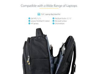 15.6 Inch Laptop Rugzak met Verwijderbare Opbergtas voor Accessoires - 17